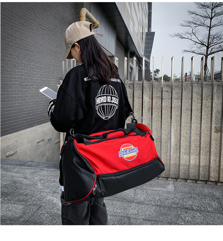 Wholesale Manufacturers Contrast Color Portable Travel One Shoulder Bag Short-Distance Storage Bag Large Capacity Handbag Customizable Logo Wholesale Manufacturers Contrast Color Portable Travel One Shoulder Bag Short-Distance Storage Bag Large Capacity Handbag Customizable Logo