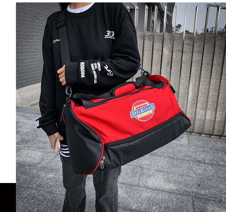 Wholesale Manufacturers Contrast Color Portable Travel One Shoulder Bag Short-Distance Storage Bag Large Capacity Handbag Customizable Logo Wholesale Manufacturers Contrast Color Portable Travel One Shoulder Bag Short-Distance Storage Bag Large Capacity Handbag Customizable Logo