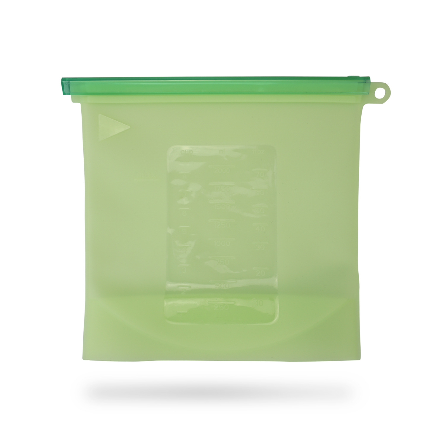 Cross-border food silicone plastic bag divided into storage bag Kitchen supplies 1000ML plastic bag 4-piece set