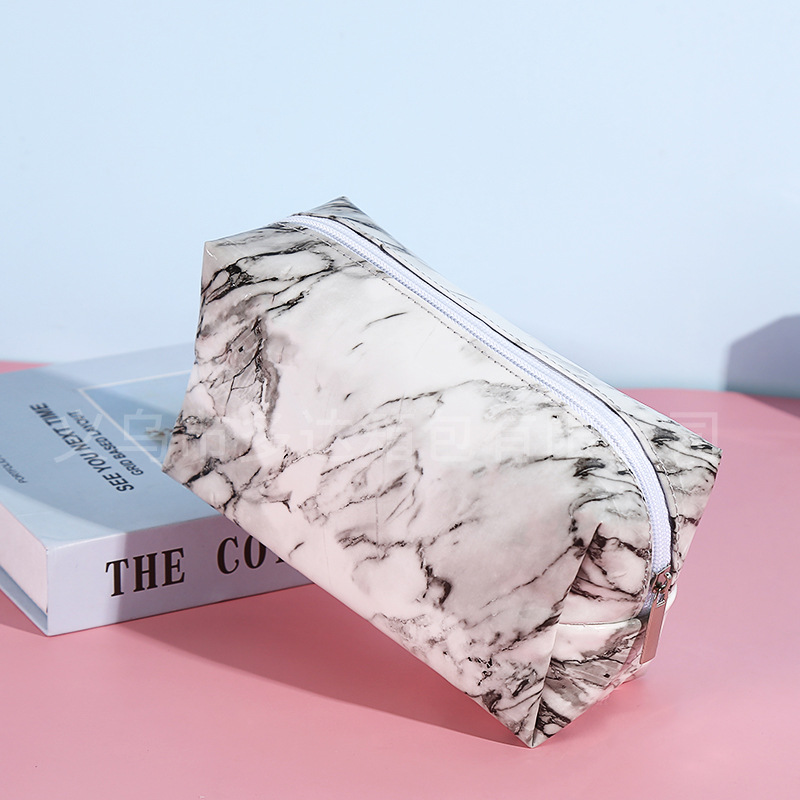 Marbling Travel Storage Bag Waterproof Wash Bag Gift Gift Small Bag Custom Cosmetic Bag Printed Logo
