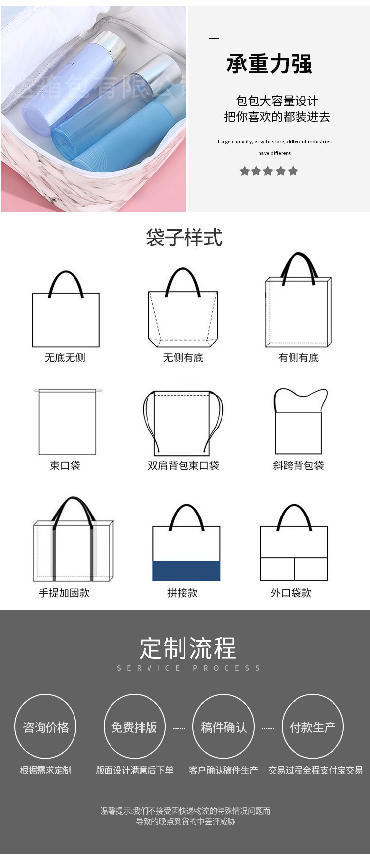 Marbling Travel Storage Bag Waterproof Wash Bag Gift Gift Small Bag Custom Cosmetic Bag Printed Logo