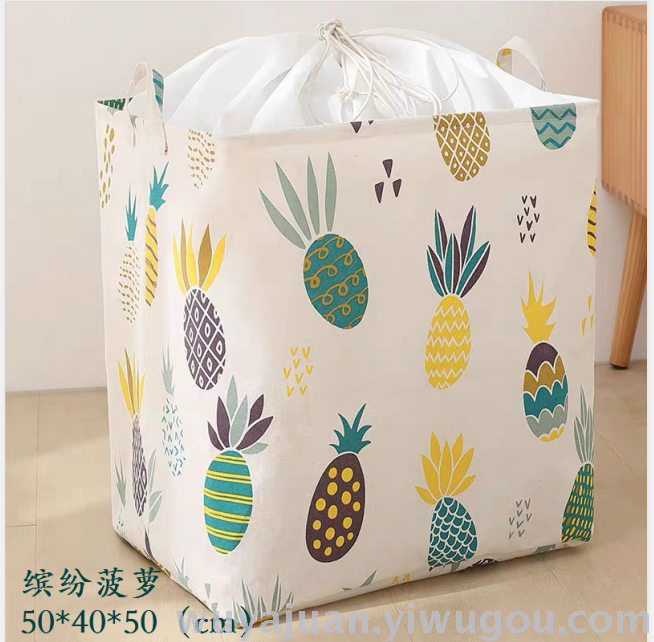 Modern simple version of clothing folding organize basket indoor balcony daily necessities dustproof storage bag
