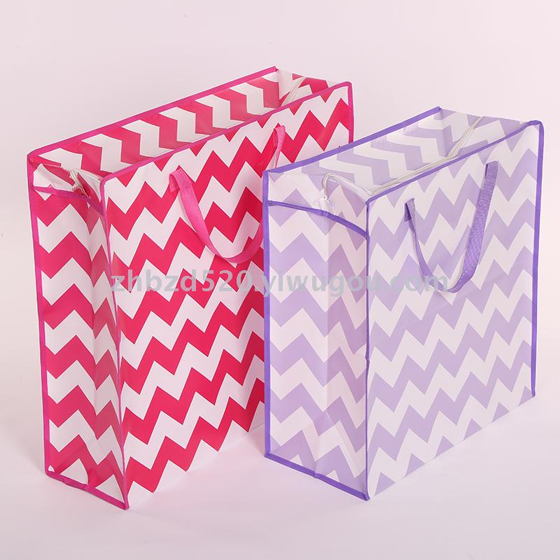 Corrugated nonwoven bag tote bag fork nonwoven woven bag advertising bag snakeskin bag tote bag storage bag