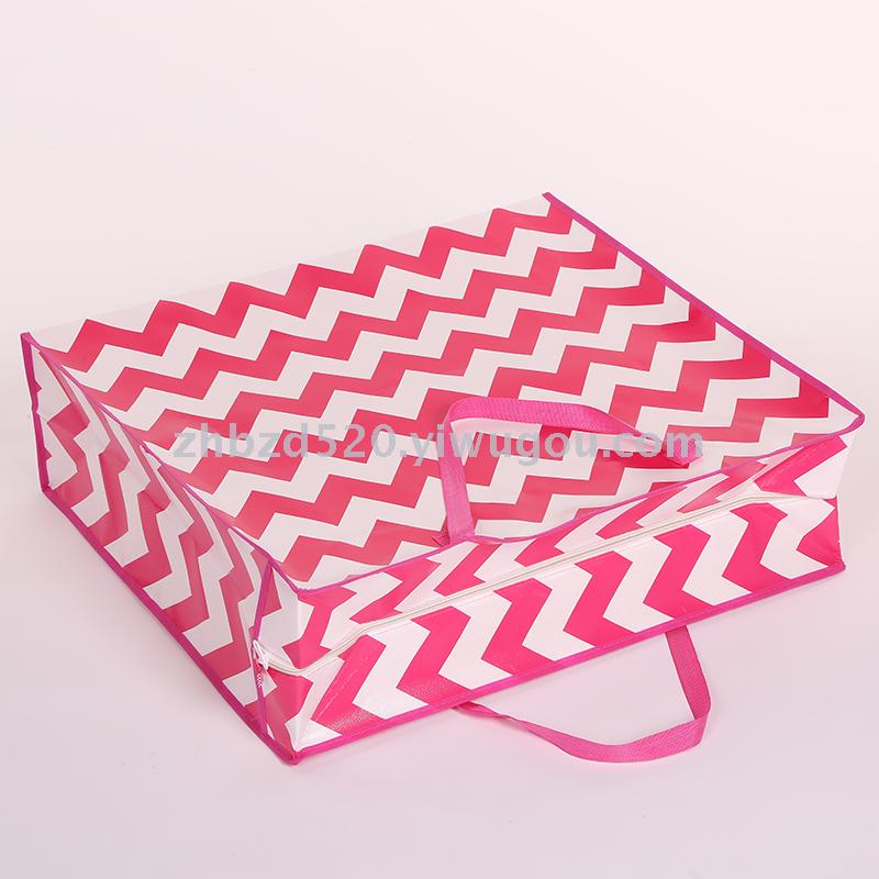 Corrugated nonwoven bag tote bag fork nonwoven woven bag advertising bag snakeskin bag tote bag storage bag Corrugated nonwoven bag tote bag fork nonwoven woven bag advertising bag snakeskin bag tote bag storage bag