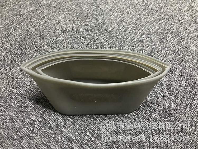 Zip Lock Top food grade silicone zipper bag high temperature resistant and easy to clean multifunctional storage bag