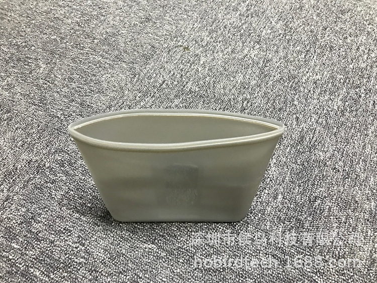 Zip Lock Top food grade silicone zipper bag high temperature resistant and easy to clean multifunctional storage bag