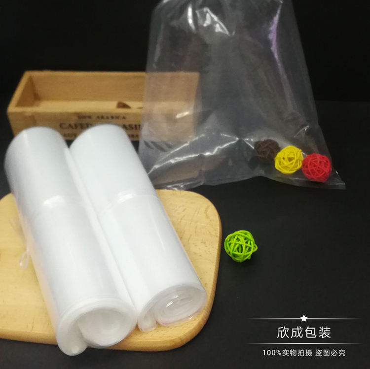PE High Pressure Flat Mouth Large Bag Environmental Protection Inner Membrane Storage Bag Transparent Food Plastic Nylon Bag Thick 80*100