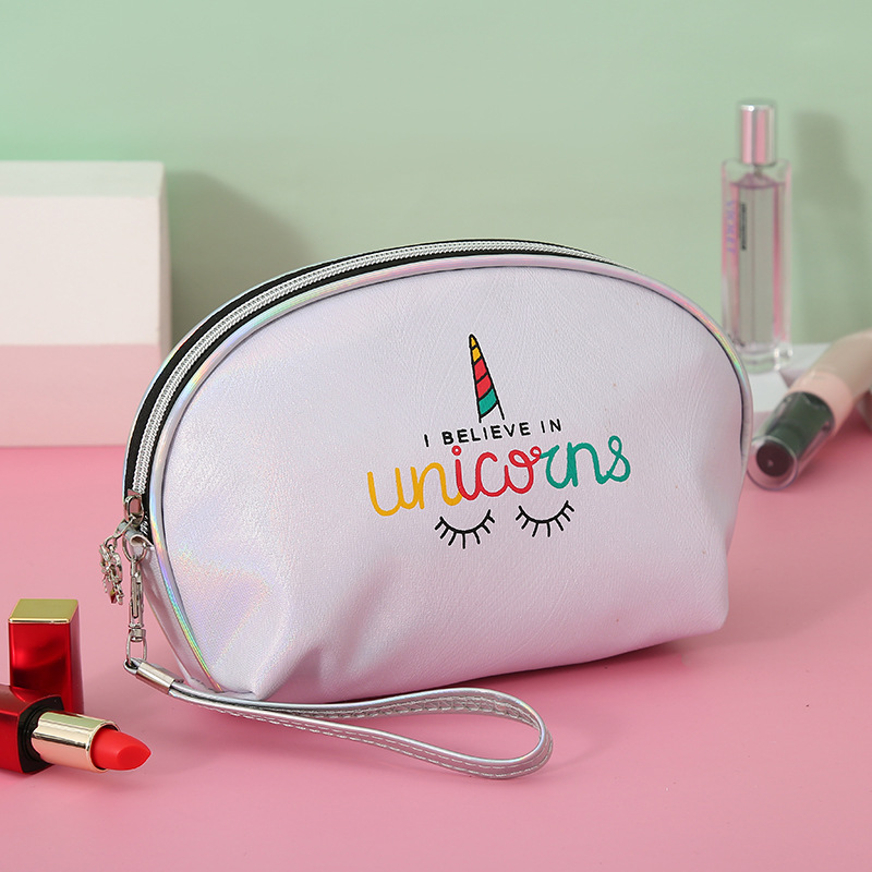 2021 New Colorful Embroidered Plaid Cosmetic Bag Women's Shell Bag Pu Hand Bag Manufacturer Storage Bag Customized Supply