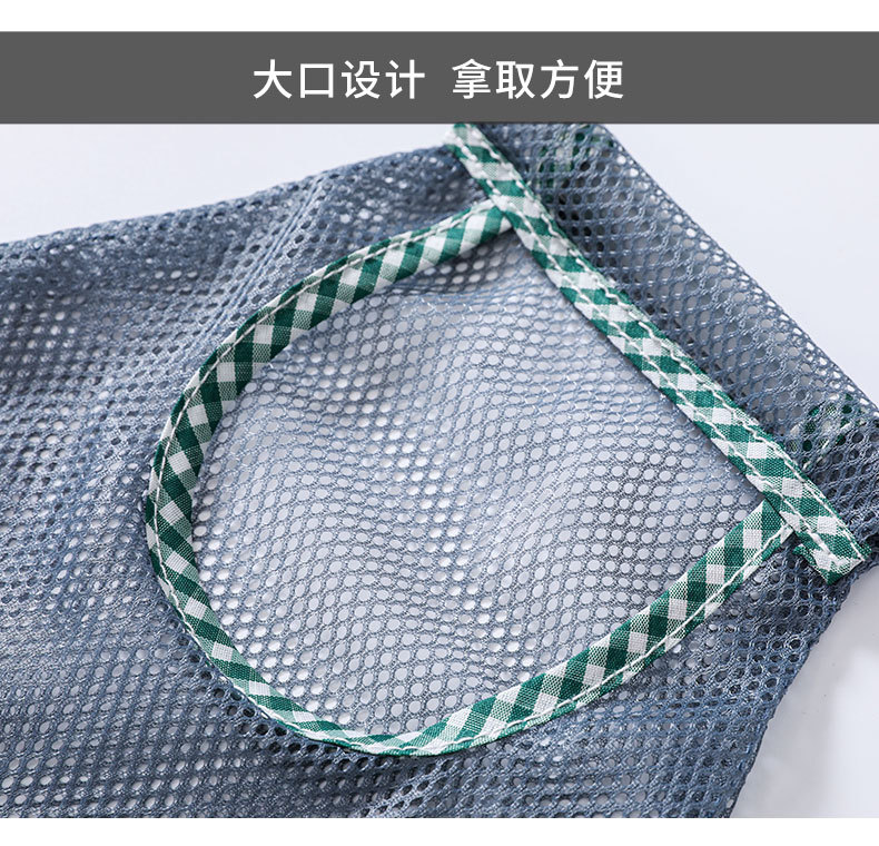 kitchen fruit and vegetable storage mesh bag household storage bag portable hollowedout ginger and garlic hanging bag