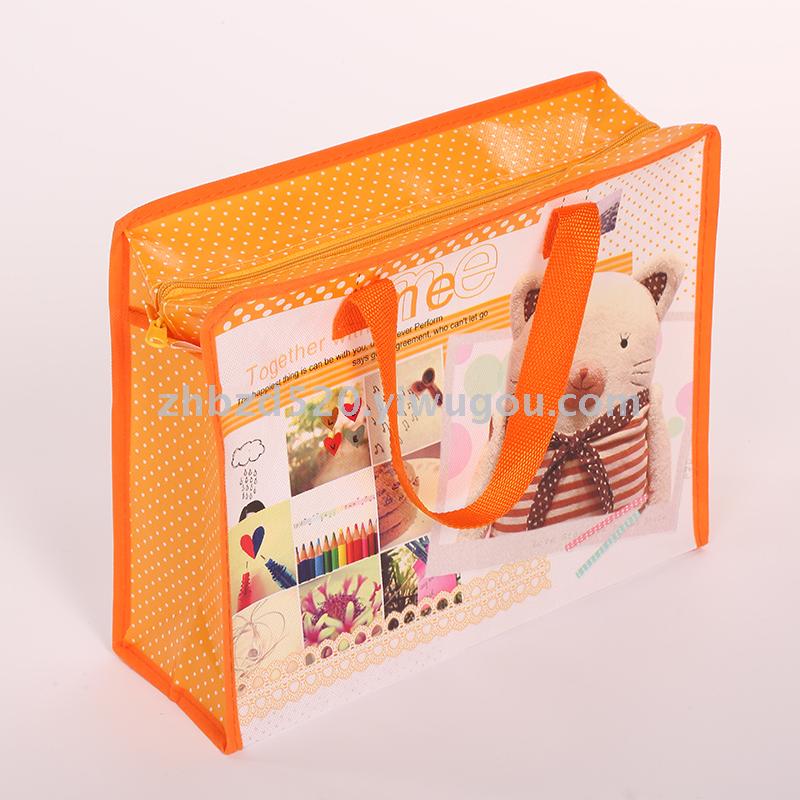Cartoon Storage Bag Manufactured direct non-woven bento bag tote bag