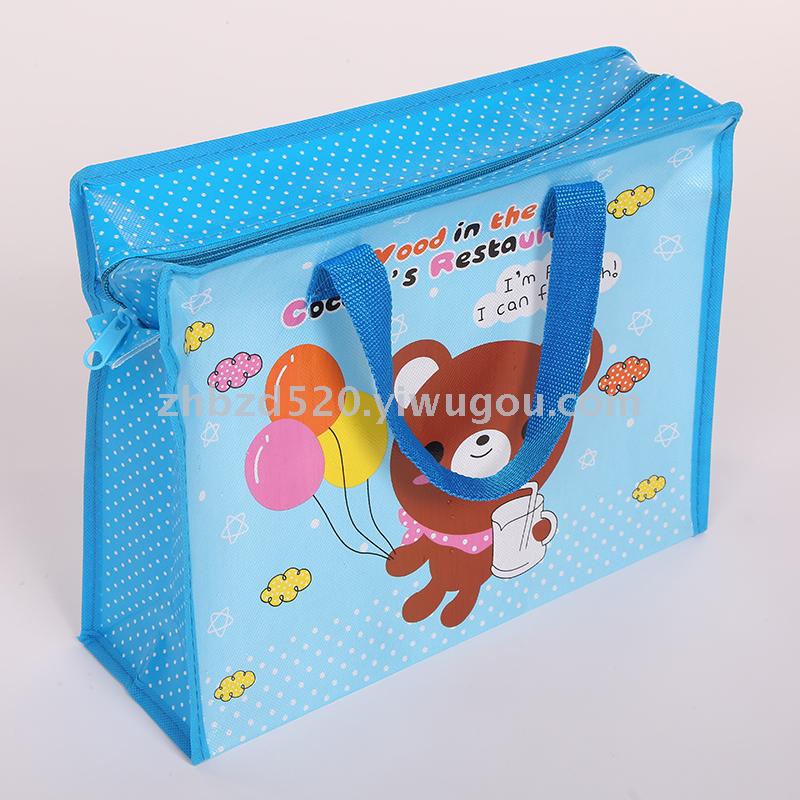 Cartoon Storage Bag Manufactured direct non-woven bento bag tote bag
