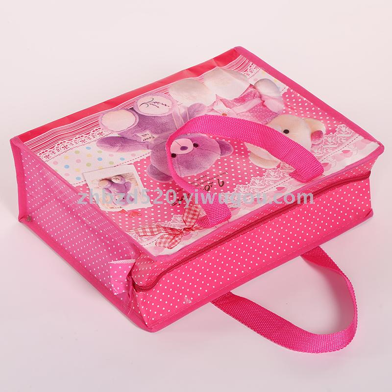 Cartoon Storage Bag Manufactured direct non-woven bento bag tote bag