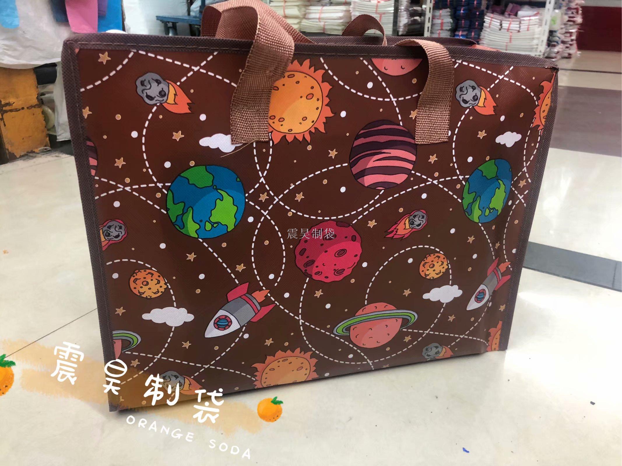 Cartoon Storage Bag Manufactured direct non-woven bento bag tote bag