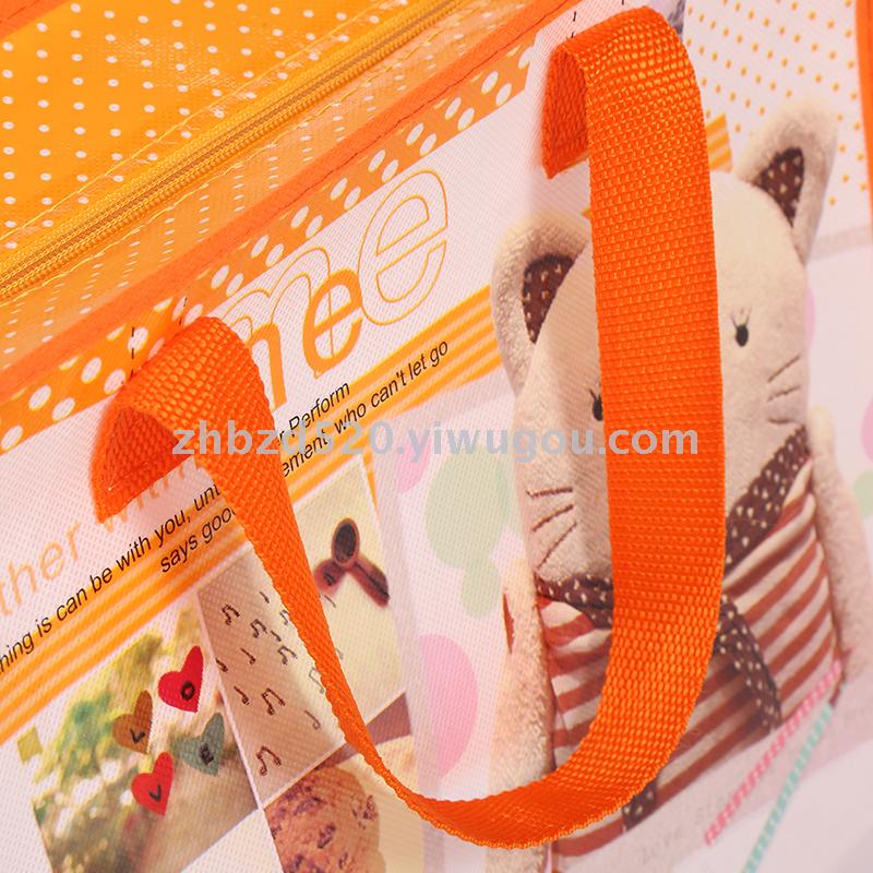 Cartoon Storage Bag Manufactured direct non-woven bento bag tote bag