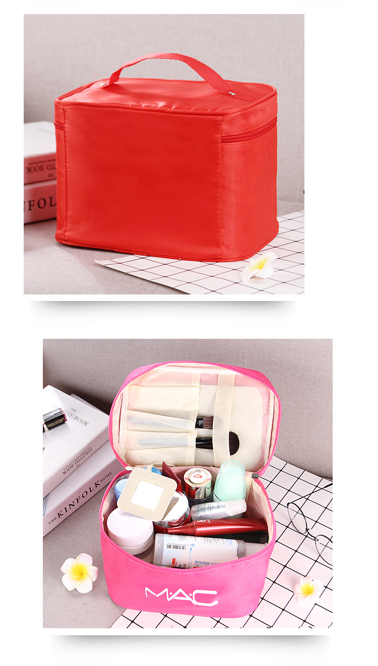 INS Internet Celebrity Small-Size Cosmetic Bag Portable and Simple Large Capacity Cosmetic Bag Girl Heart Toiletries Storage Bag