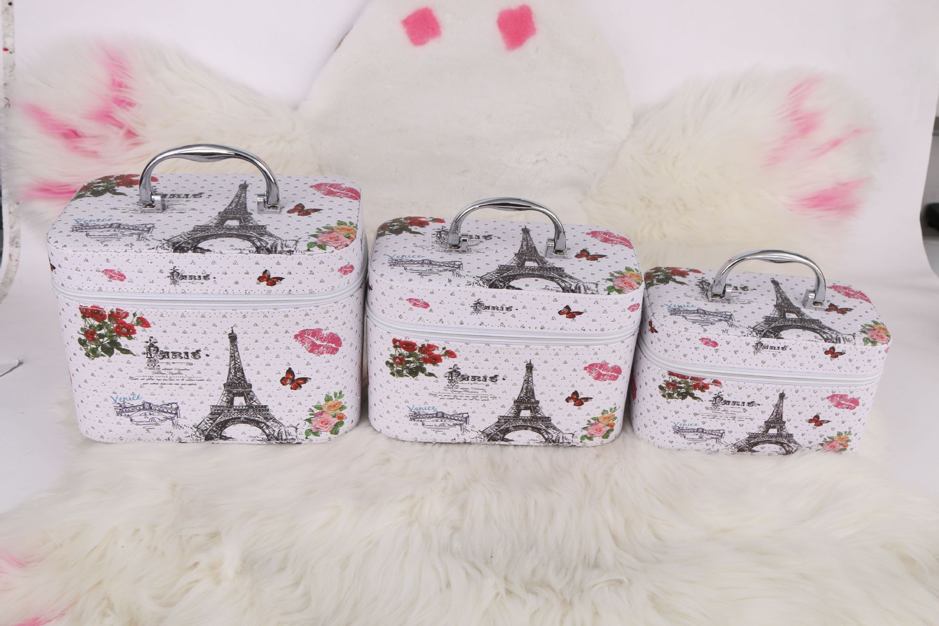 Portable Cosmetic Case Cute Internet Celebrity Same Wash Bag Personality Large Capacity Travel out Storage Bag Dresser
