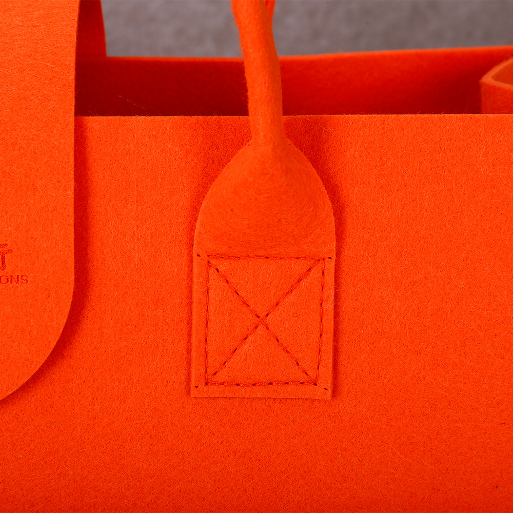 Buckle Felt Shopping Bag Portable Felt Gift Bag Advertising Gift Storage Bag Thickened Custom with Logo