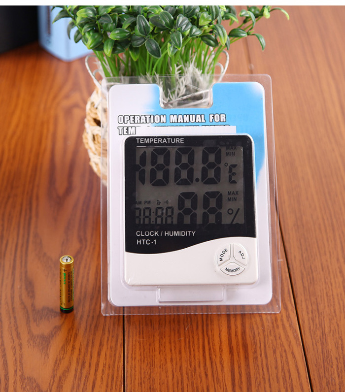 Electronic desktop wet and dry thermometer temperature and humidity table high precision