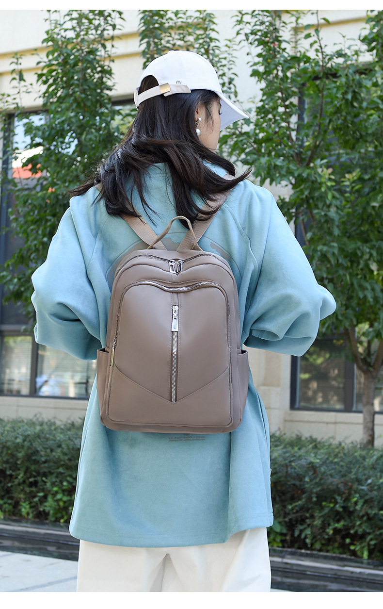 Foreign Trade Wholesale New Fashion Oxford Cloth Backpack Lightweight Travel Backpack Storage Bag Student Schoolbag Fashion Delivery