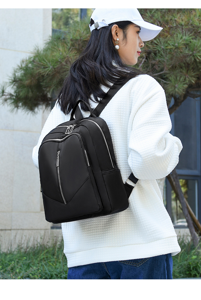Foreign Trade Wholesale New Fashion Oxford Cloth Backpack Lightweight Travel Backpack Storage Bag Student Schoolbag Fashion Delivery