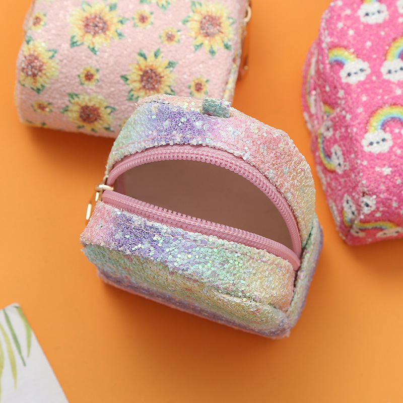 2021 Gold Powder Coin Purse Women's Leather Japanese Simple Cute Waterproof Handheld Storage Bag Factory Order 2021 Gold Powder Coin Purse Women's Leather Japanese Simple Cute Waterproof Handheld Storage Bag Factory Order