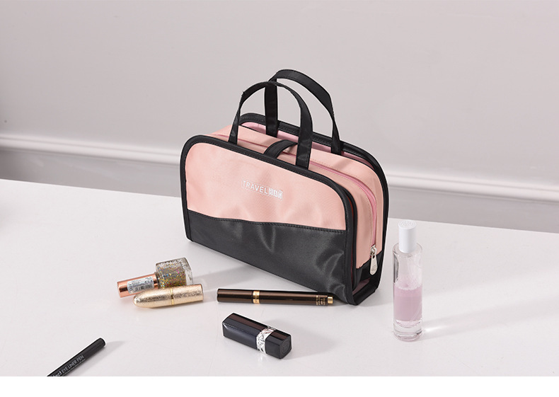 Multi-Color Cosmetic Bag Large Capacity Travel Carrying Case Cosmetics Toiletries Simple and Portable Storage Bag Wholesale Multi-Color Cosmetic Bag Large Capacity Travel Carrying Case Cosmetics Toiletries Simple and Portable Storage Bag Wholesale