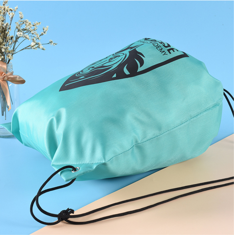 Dacron 420 full version of thermal transfer printing knapsack drawstring bundle pocket storage bag for professional printing