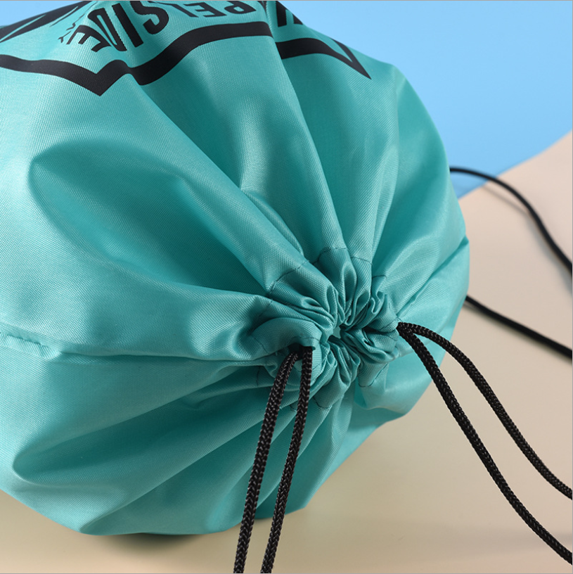 Dacron 420 full version of thermal transfer printing knapsack drawstring bundle pocket storage bag for professional printing