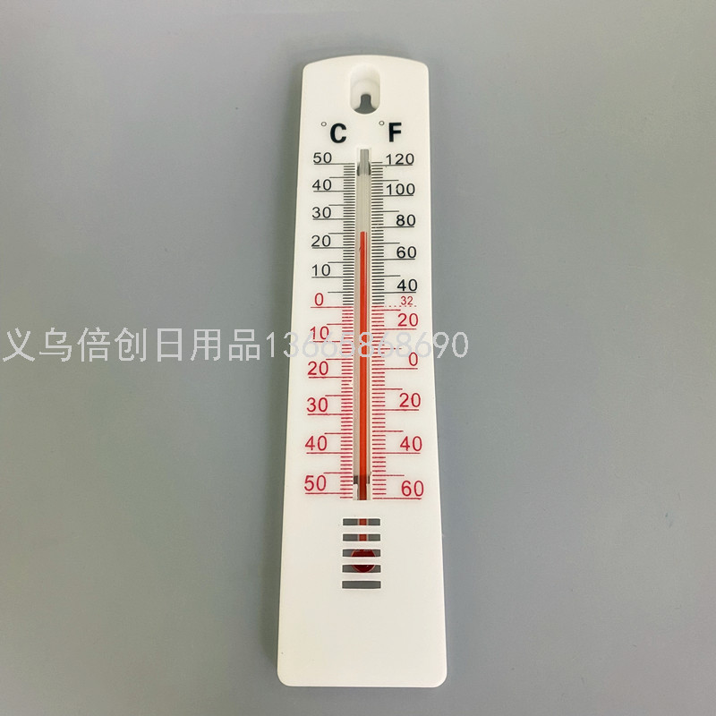Plastic 4 * 20cm Indoor Thermometer Air Temperature Measurement Greenhouse Temperature Measurement