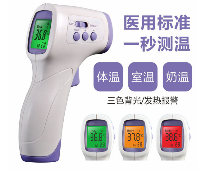 The New type of human thermometer electronic body temperature gun body temperature meter forehead temperature gun