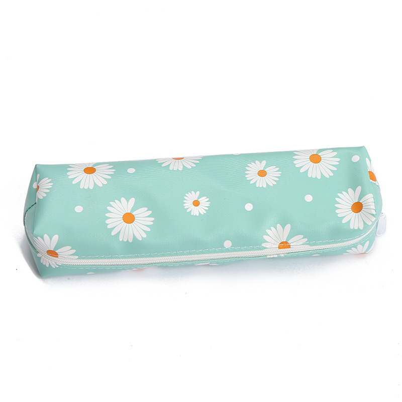 Little Daisy Pencil Case Fresh Primary and Secondary School Student Prize Stationery Storage Bag Simple Zipper Girl Pencil Stationery Pencil Case