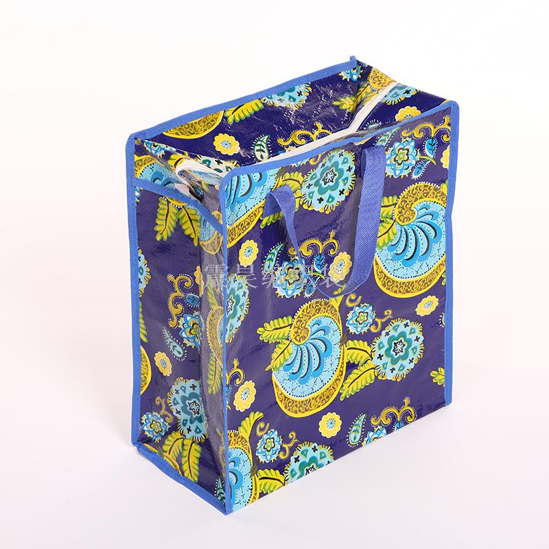 Factory direct PP woven bag duffel bag storage bag woven flower bag custom PP woven bag