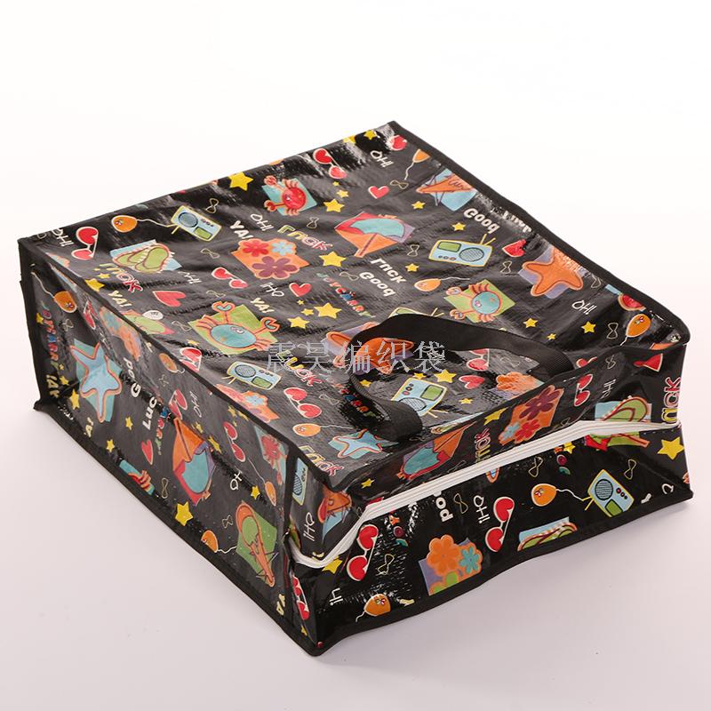 Factory direct PP woven bag duffel bag storage bag woven flower bag custom PP woven bag