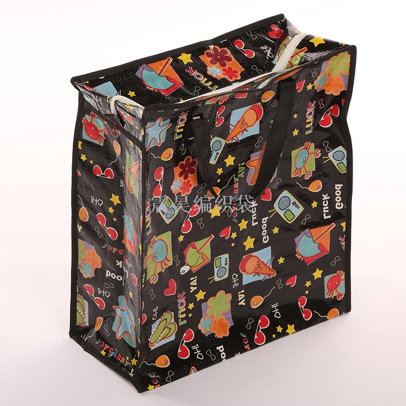 Factory direct PP woven bag duffel bag storage bag woven flower bag custom PP woven bag