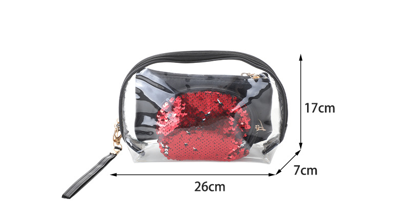 PVC Cosmetic Bag Travel Waterproof Moisture-Proof Wash Bag Large Capacity Portable and Lightweight Makeup Storage Bag Customizable PVC Cosmetic Bag Travel Waterproof Moisture-Proof Wash Bag Large Capacity Portable and Lightweight Makeup Storage Bag Customizable