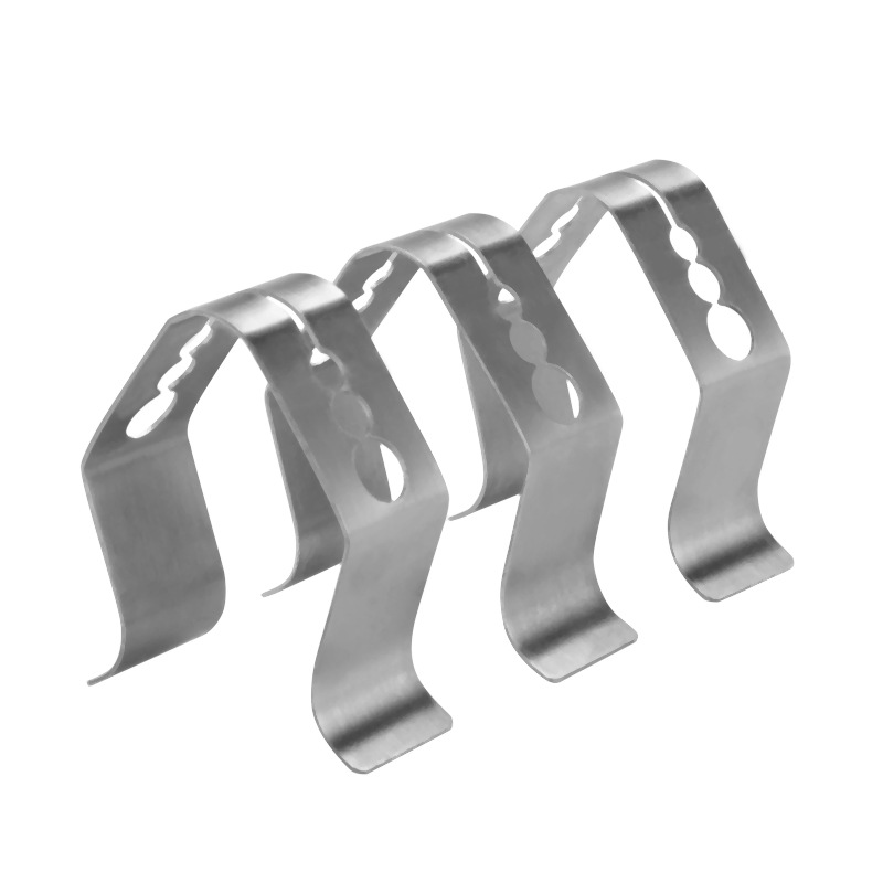 3-Hole Barbecue Probe Clip Household Food Thermometer Porous Temperature Clamp Kitchen BBQ Grill Rack Probe Anchor Clip