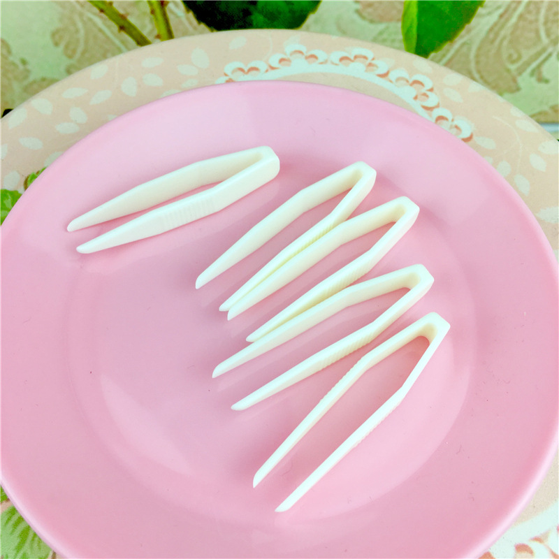 G071 Lace Double Eyelid Stickers Tweezers Mask Clip Beauty Clip Plastic Tweezers Double Eyelid Stickers Tweezers