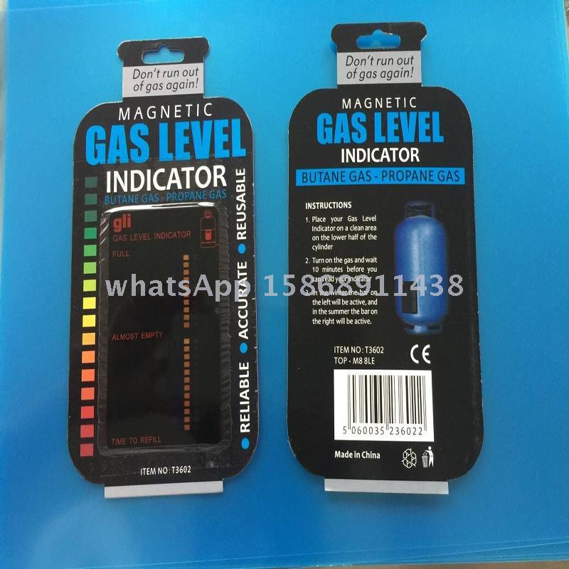 Color-changing thermometer gas test sticker gas tank gas capacity test sticker gas thermometer