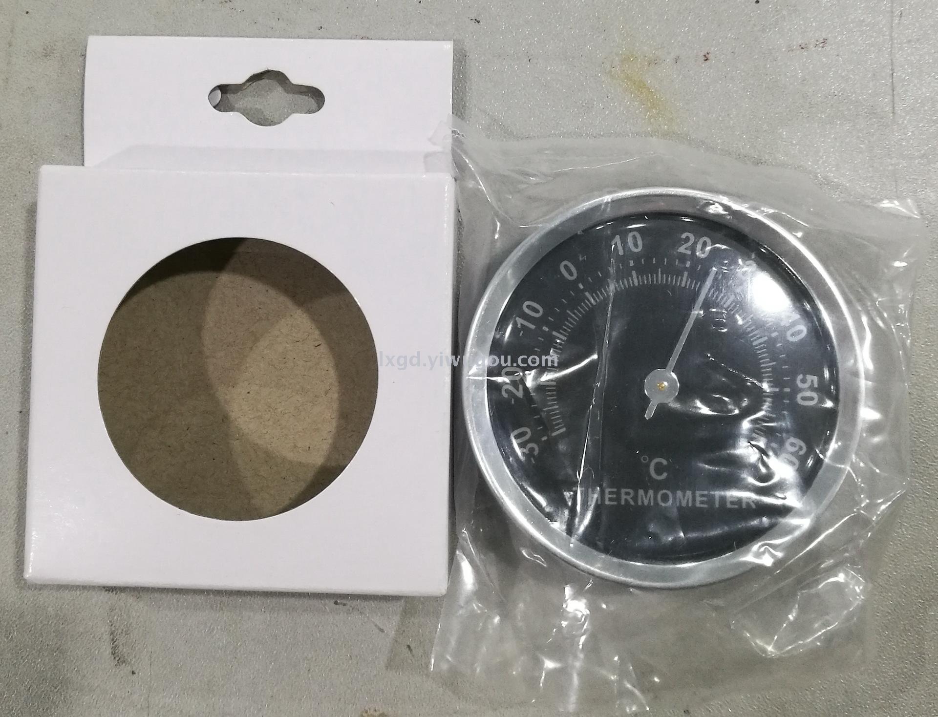 T103P-S Straight Diameter 58mm Aluminum Alloy Outer Ring Small Car Pointer Thermometer