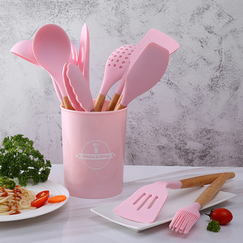 BBQ Plastic Handle Stainless Steel Combination Barbecue Fork Shovel Clip ThreePiece Set Accessories Barbecue Tools