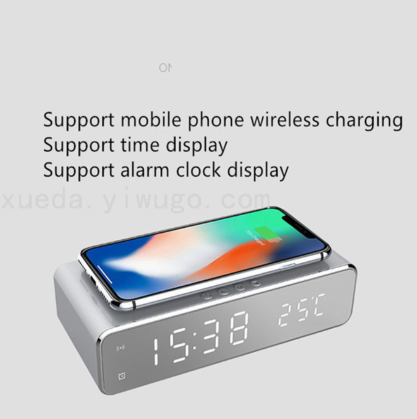 Multifunctional Wireless Charger Alarm Clock, Clock, Thermometer Wireless Charger Desktop Wireless Charger Multifunctional Wireless Charger Alarm Clock, Clock, Thermometer Wireless Charger Desktop Wireless Charger