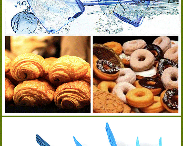 Cross-Border Steak Tong Food Clip Plastic Kitchen Tools Plastic TV Products Pp Plastic Tongs Bread Clip