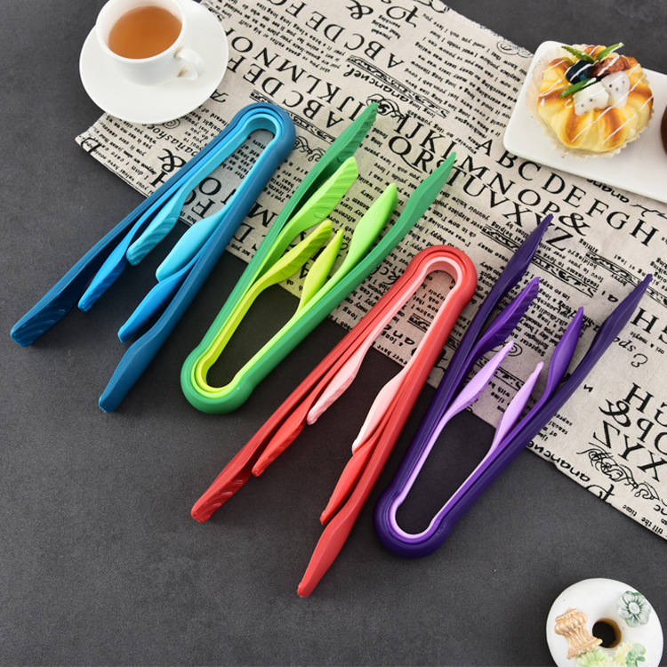 Cross-Border Steak Tong Food Clip Plastic Kitchen Tools Plastic TV Products Pp Plastic Tongs Bread Clip