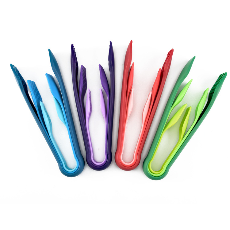 Cross-Border Steak Tong Food Clip Plastic Kitchen Tools Plastic TV Products Pp Plastic Tongs Bread Clip
