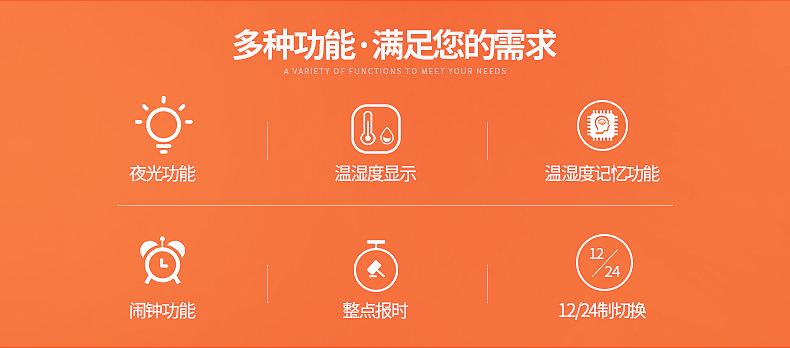 The HTC-18 backlight digital dry - humidity thermometer indoor high - precision temperature 