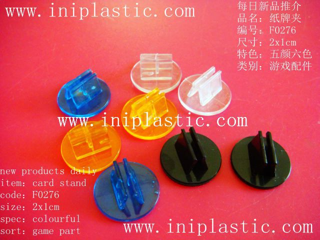 Supply DIY Square Card Holder Plastic Poker Clip Card Clamp Pedestal Bakelite Paper Holder Plastic Card Mount