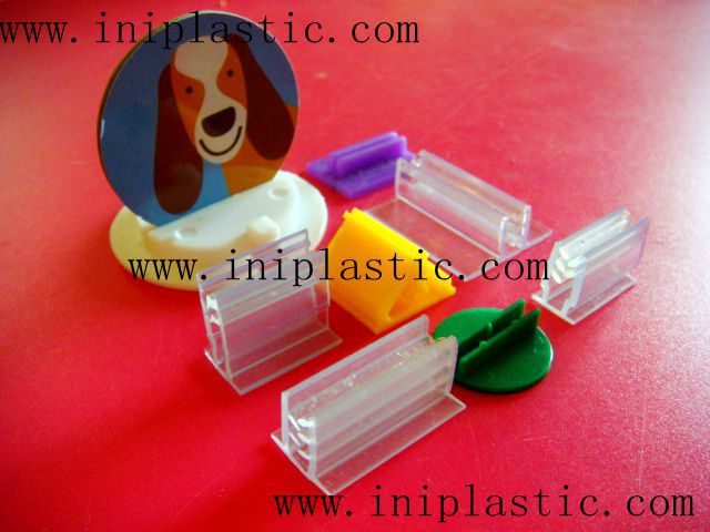 Supply DIY Square Card Holder Plastic Poker Clip Card Clamp Pedestal Bakelite Paper Holder Plastic Card Mount