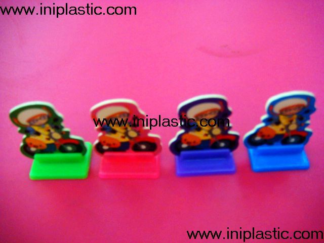 Supply DIY Square Card Holder Plastic Poker Clip Card Clamp Pedestal Bakelite Paper Holder Plastic Card Mount