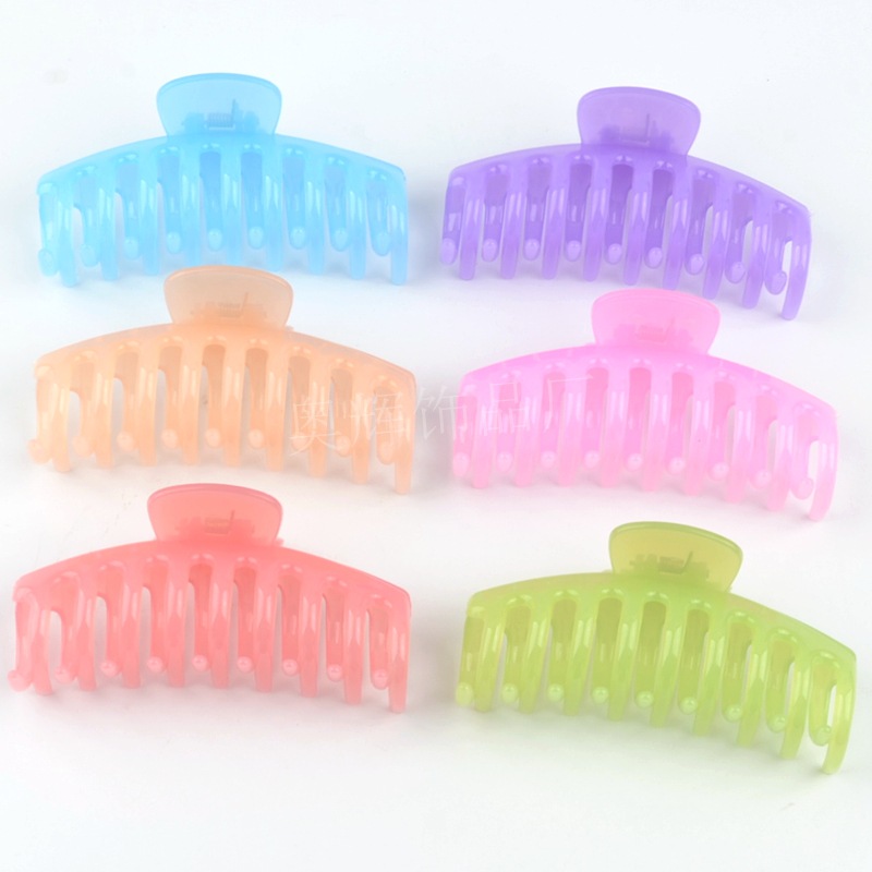 Frosted Large Acetate Hair Claw Clip Back Head Hair Jaw Clip Bath Hairpin Plastic Hair Ornaments Headdress Claw Hairpin Frosted Large Acetate Hair Claw Clip Back Head Hair Jaw Clip Bath Hairpin Plastic Hair Ornaments Headdress Claw Hairpin