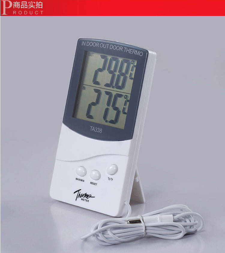 TA-338 electronic digital dry thermometer external temperature sensor high precision temperature 